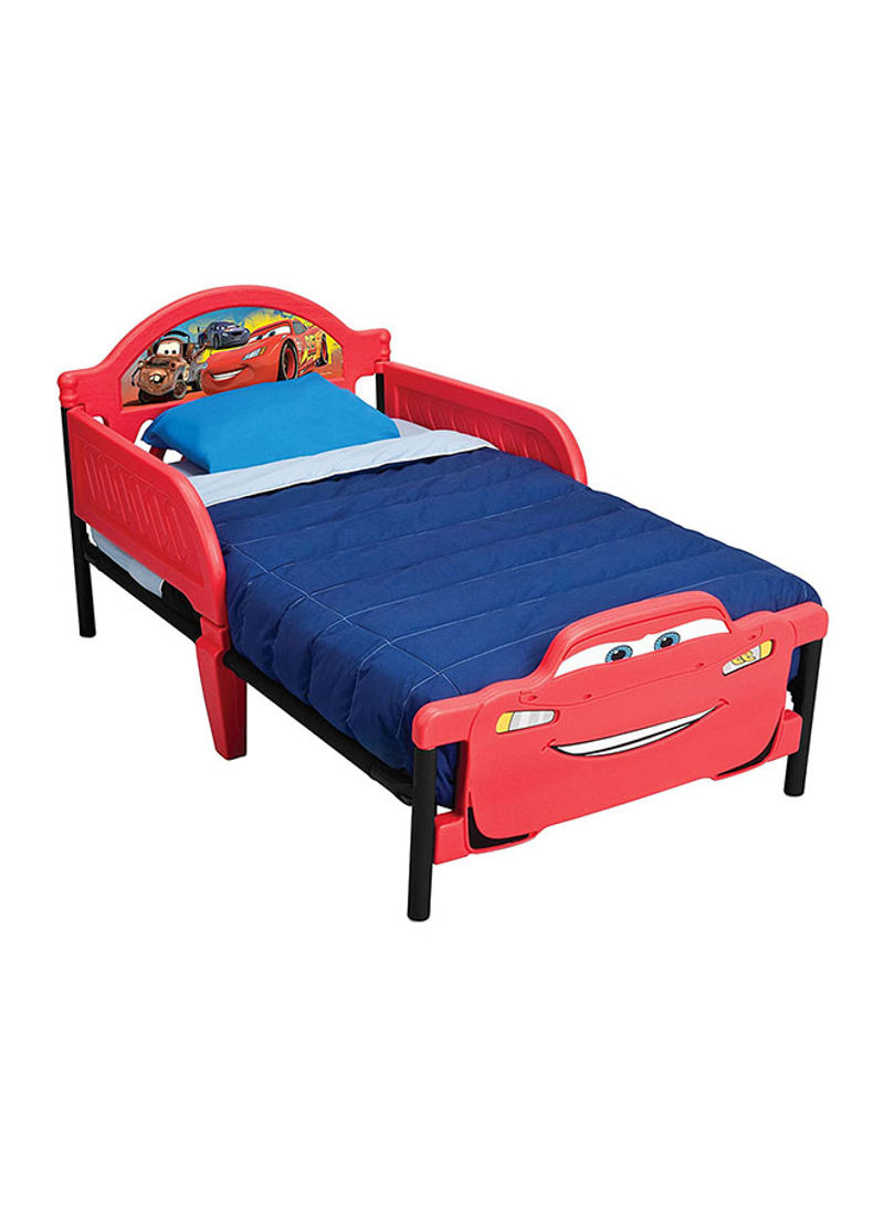 3D-Footboard Disney Pixar Cars Bed Red/Black 145.2X66.7X76.8cm