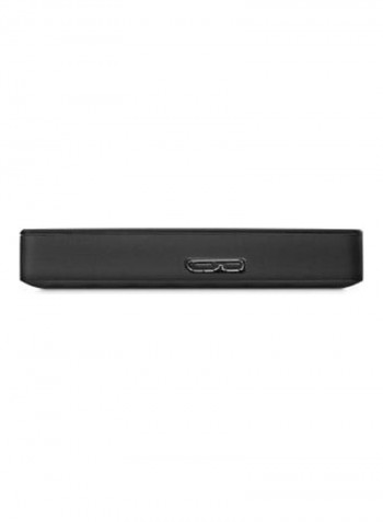 محرك أقراص صلبة خارجي ومحمول للتوسيع ومزود بمنفذ USB 3.0 أسود