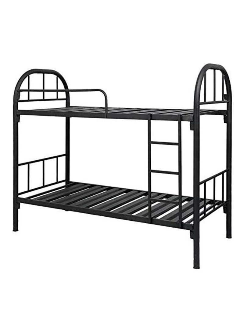 Metal Bunk Bed Black 190x90x170cm