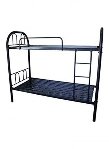 Metal Bunk Bed Black 190x90x170cm