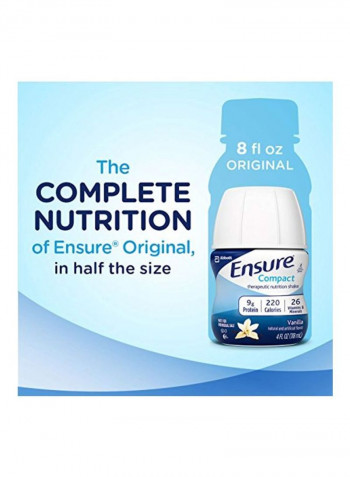 Pack Of 24 Ensure Compact Nutrition Shake - Vanilla