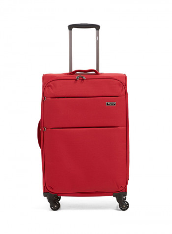 Y Class Softside 3 Piece Luggage Trolley Set Red