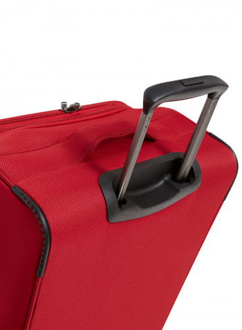 Y Class Softside 3 Piece Luggage Trolley Set Red