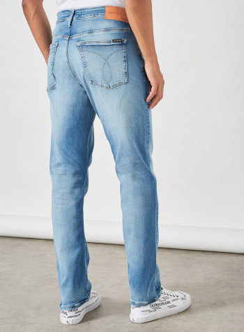 Low Rise Slim Fit Jeans Light Blue
