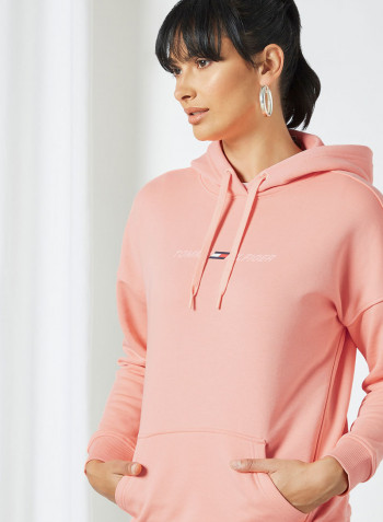 Relaxed Fit Hoodie Pink