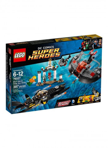 387-Piece Super Heroes Black Manta Deep Sea Strike Building Set 76027 38 x 5.5 x 26cm