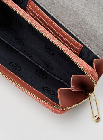 Small Monogram Charm Crossbody Bag Pink