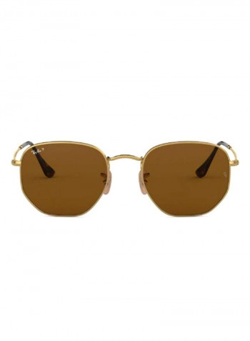 Classic Hexagonal Sunglasses - Lens Size: 54 mm