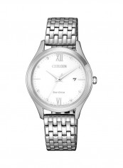 Women's Eco-Drive Stone Studded Analog Watch EW2530-87A