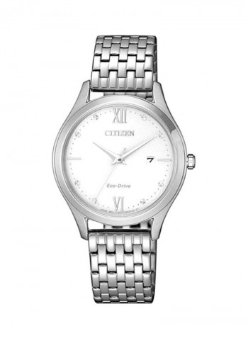 Women's Eco-Drive Stone Studded Analog Watch EW2530-87A