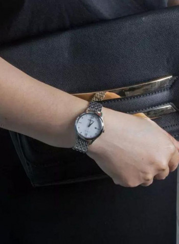 Women's Eco-Drive Stone Studded Analog Watch EW2530-87A