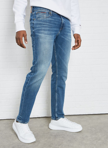 Straight Fit Jeans Blue
