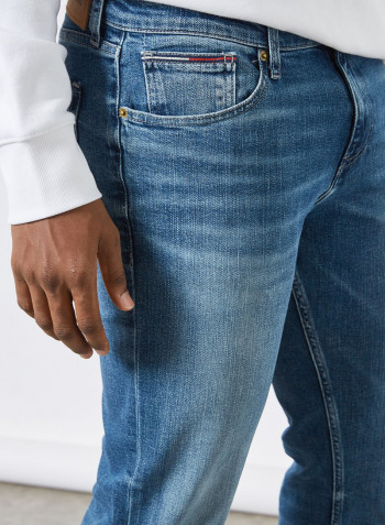Straight Fit Jeans Blue