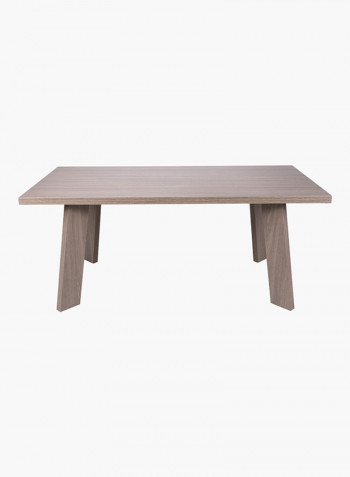 6-Seater Cathy Dining Table Brown 180 x 75 x 90centimeter