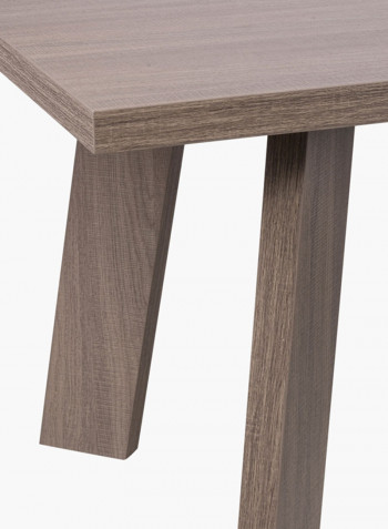 6-Seater Cathy Dining Table Brown 180 x 75 x 90centimeter