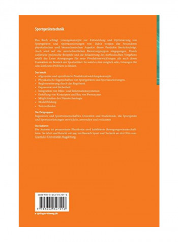Sportgeratetechnik Hardcover