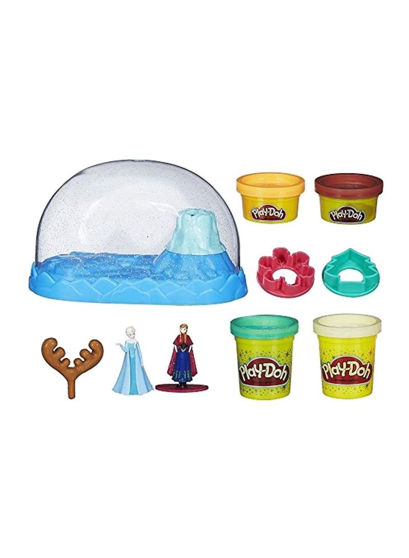Disney Frozen Sparkle Snow Dome Clay And Dough Playset B0656 168g