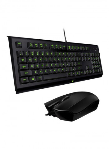 Cynosa Lite Gaming Keyboard With Mouse Black/Green