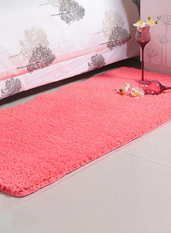 Anti-Skid Printed Floor Carpet Pink L