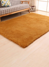 Anti-Skid Printed Floor Carpet Brown L