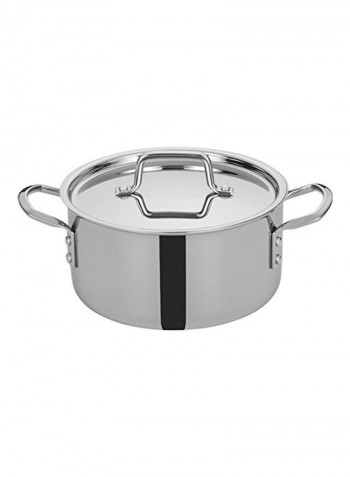 Tri-Ply Stock Pot Silver