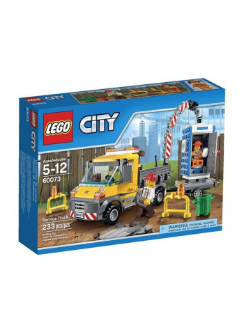233-Piece City Service Truck Building Toy 60073