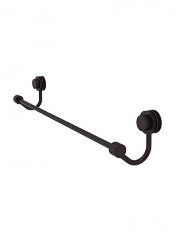 Venus Collection Dotted Accent Towel Bar Brown 24inch