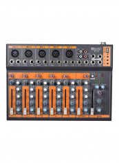 7-Channel Mic Line Audio Mix