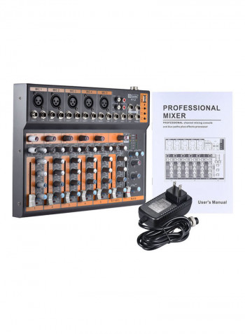 7-Channel Mic Line Audio Mix