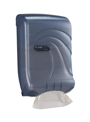 Large Capacity Ultrafold Towel Dispenser Artic Blue 6.2x11.8x18inch