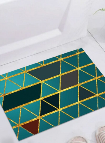 Modern Geometric Bedroom Living Room Carpet Green 80*120(W*L)cmcm