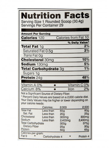 Gold Standard 100 Percent Whey Protein - Strawberries And Cream - 899 Gram