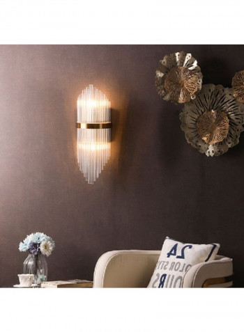 Crystal Wall Lamp Yellow