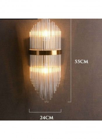 Crystal Wall Lamp Yellow