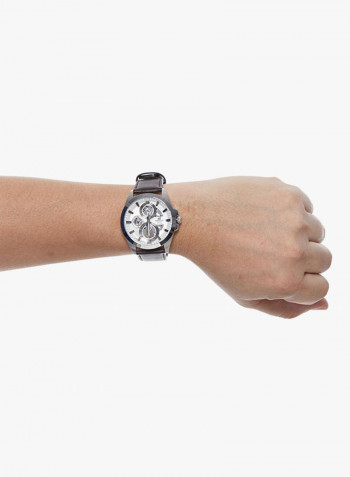 Men's Leather Analog Watch ESK-300L-7AVUDF