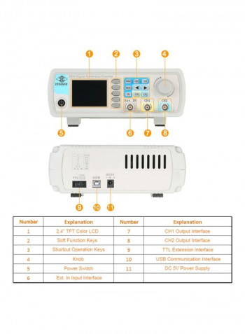 DDS Signal Generator White 19.5x17.5x7centimeter