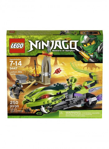 250-Piece Ninjago Lasha's Bite Cycle Buildiung Set 9447