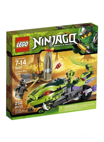 250-Piece Ninjago Lasha's Bite Cycle Buildiung Set 9447