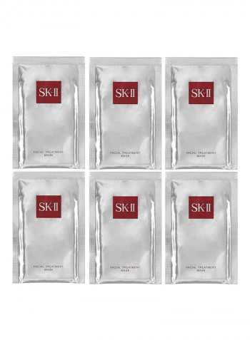 6-Piece Facial Treatment Mask