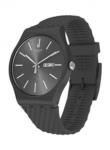 Analog Wrist Watch with Silicone Strap