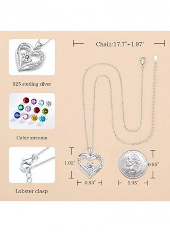 Forever Love Heart Pendant Necklace
