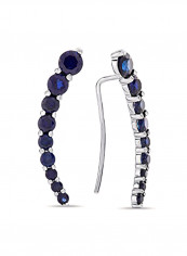 Sterling Silver Sapphire Wirehook Stud Earrings reviews Sterling Silver Sapphire Wirehook Stud Earrings
