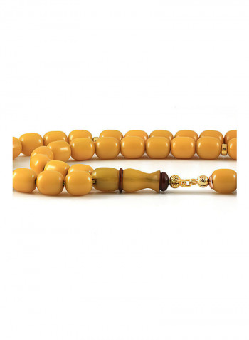 Amber Bakelite Prayer Beads