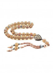Cat's Eye Prayer Beads with Sterling Silver Components