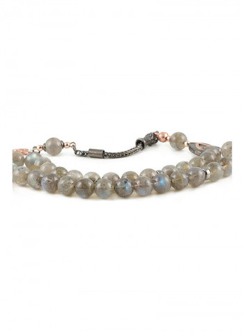 Labradorite Prayer Beads With Sterling Silver Components