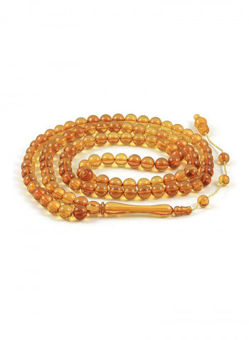 Amber Bakelite Prayer Beads