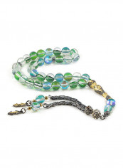 Cat'S Eye Prayer Beads With Sterling Silver Components