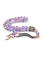 Cat's Eye Prayer Beads with Sterling Silver components