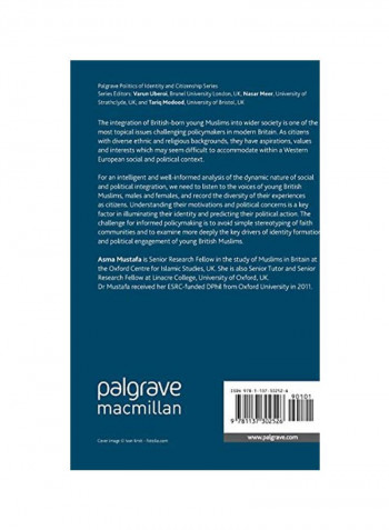 Identity And Political Participation Among Young British Muslims: Believing And Belonging Hardcover