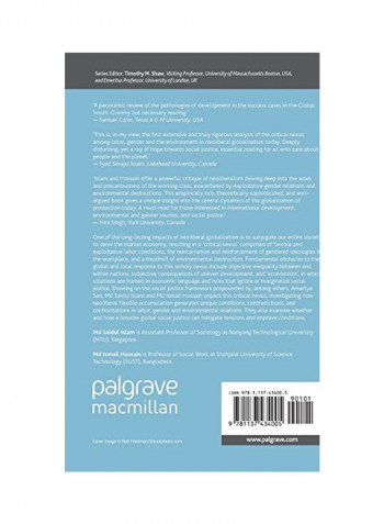 Social Justice In The Globalization Of Production Hardcover